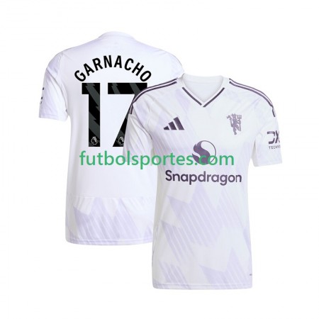 Camiseta Manchester United Alejandro Garnacho 17 Segunda Equipación 2025/2026